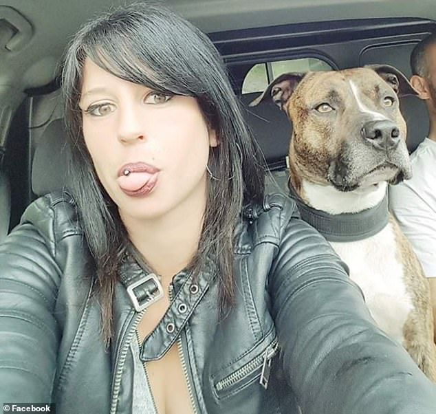 Elisa Pilaski, 29 (left), who was six months pregnant, was found dead in the Forest of Metz, north of Paris, on Monday afternoon after being mauled to death by dogs